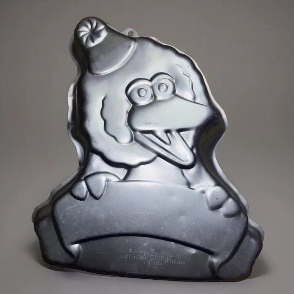 1992 Wilton Big Bird Banner Character Cake Pan Wilton 2105-3654 Sesame Street